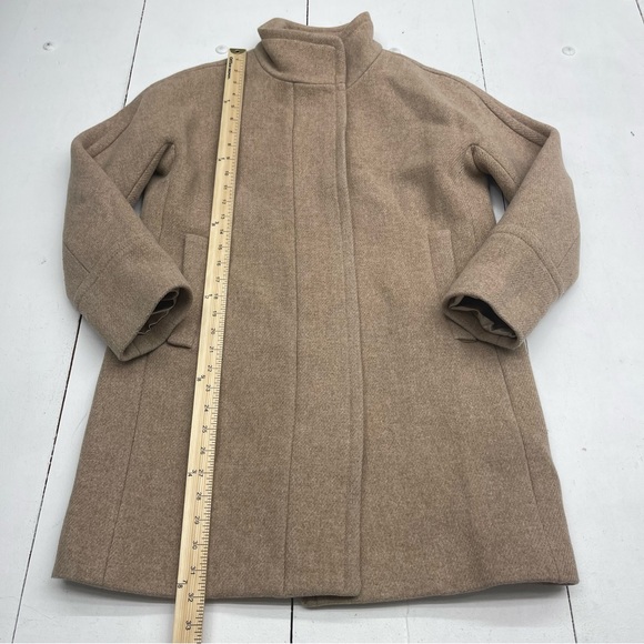 J. Crew Jackets & Coats J Crew Stadium Cloth Nello Gori Cocoon Tan